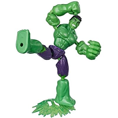 Marvel Avengers – Figurine flexible Bend & Flex – 15 cm E7871 Hulk - Publicité Marvel Avengers – Figurine flexible Bend & Flex – 15 cm E7871 Hulk - Publicité