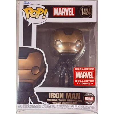 POP Funko Marvel Collector Corps 85th Anniversary Exclusive Iron Man #1424 avec étui en acrylique - Publicité POP Funko Marvel Collector Corps 85th Anniversary Exclusive Iron Man #1424 avec étui en acrylique - Publicité