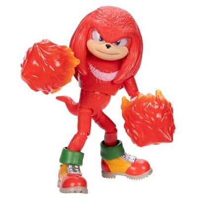 Sonic The Hedgehog Sonic 3 The Hedgehog Le Film Figurine d'action Knuckles de 13 cm articulée Jakks Pacific - Publicité Sonic The Hedgehog Sonic 3 The Hedgehog Le Film Figurine d'action Knuckles de 13 cm articulée Jakks Pacific - Publicité