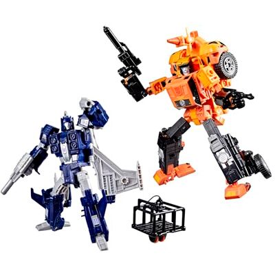 Transformers Generations Age of The Primes Wreck 'n Doom Collection, Pack de 2 Figurines Autobot Sandstorm et Slugslinger - Publicité Transformers Generations Age of The Primes Wreck 'n Doom Collection, Pack de 2 Figurines Autobot Sandstorm et Slugslinger - Publicité