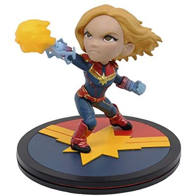QMx Quantum Mechanix Captain Marvel Figurine Q-Fig Captain Marvel 9 cm - Publicité QMx Quantum Mechanix Captain Marvel Figurine Q-Fig Captain Marvel 9 cm - Publicité