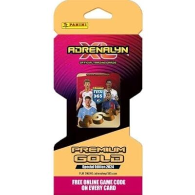 Panini FIFA 365 2024 Adrenalyn XL Cartes à collectionner Premium Gold Pack - Publicité Panini FIFA 365 2024 Adrenalyn XL Cartes à collectionner Premium Gold Pack - Publicité