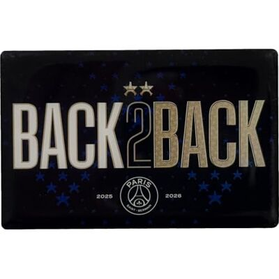 PSG Magnet Aimant Back to Back 2 étoiles Collection Officielle Paris Saint Germain - Publicité PSG Magnet Aimant Back to Back 2 étoiles Collection Officielle Paris Saint Germain - Publicité