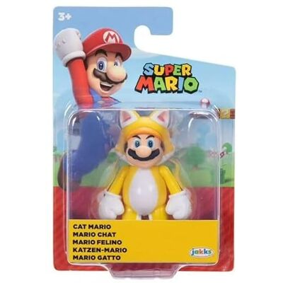 Super Mario Mini figurine d'action de 6,3 cm – Chat Mario debout – L'emballage peut varier jouet à collectionner - Publicité Super Mario Mini figurine d'action de 6,3 cm – Chat Mario debout – L'emballage peut varier jouet à collectionner - Publicité