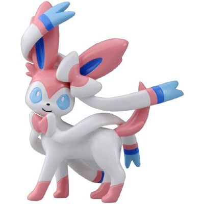 TOMY Takara Pokémon Nymphali Monster Collection Figure - Publicité TOMY Takara Pokémon Nymphali Monster Collection Figure - Publicité