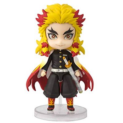 TAMASHII NATIONS Bandai Demon Slayer Figurine Rengoku Kyojuro, Bandai Spirits Figuarts Mini BAS59508 Taille Unique - Publicité TAMASHII NATIONS Bandai Demon Slayer Figurine Rengoku Kyojuro, Bandai Spirits Figuarts Mini BAS59508 Taille Unique - Publicité