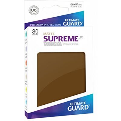Ultimate Guard - Supreme UX Sleeves - Marron mat - Publicité Ultimate Guard - Supreme UX Sleeves - Marron mat - Publicité
