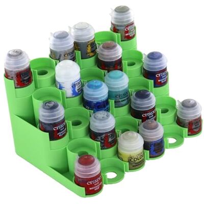 Feldherr Présentoir à Peinture Compatible avec 28 Pots de Peinture Citadel (12 ML / 18 ML / 24 ML) - Publicité Feldherr Présentoir à Peinture Compatible avec 28 Pots de Peinture Citadel (12 ML / 18 ML / 24 ML) - Publicité