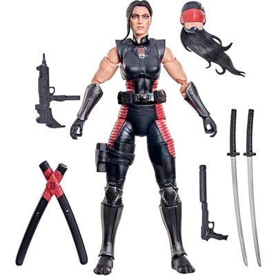 G.I. JOE Classified Series, Figurine de Collection 197 Snake Eyes (Dawn Moreno) de 15 cm, avec 7 Accessoires - Publicité G.I. JOE Classified Series, Figurine de Collection 197 Snake Eyes (Dawn Moreno) de 15 cm, avec 7 Accessoires - Publicité