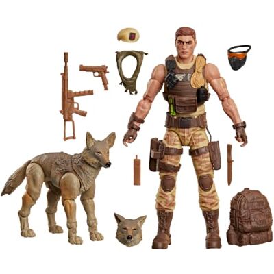 G.I. JOE Classified Series, Coffret de Figurine de Collection avec Animal 217 Dusty de 15 cm et Coyote Sandstorm - Publicité G.I. JOE Classified Series, Coffret de Figurine de Collection avec Animal 217 Dusty de 15 cm et Coyote Sandstorm - Publicité