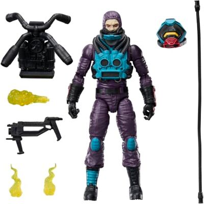 G.I. JOE Classified Series, Figurine de Collection 209 Toxo-Vipère de 15 cm, avec 7 Accessoires - Publicité G.I. JOE Classified Series, Figurine de Collection 209 Toxo-Vipère de 15 cm, avec 7 Accessoires - Publicité