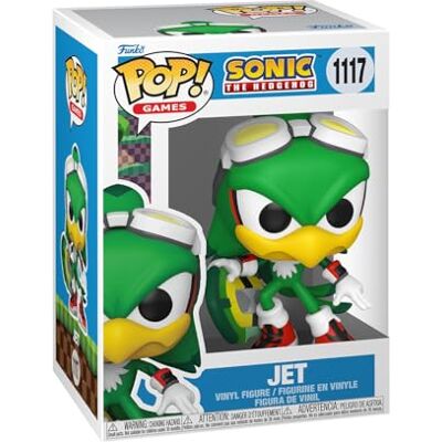 Funko Pop! Games: Sonic The Hedgehog Jet The Hawk Goodies Officiels Jeux Vidéo Figurine Vinyle à Collectionner Idée Cadeau Anniversaire pour Fans et Collectionneurs - Publicité Funko Pop! Games: Sonic The Hedgehog Jet The Hawk Goodies Officiels Jeux Vidéo Figurine Vinyle à Collectionner Idée Cadeau Anniversaire pour Fans et Collectionneurs - Publicité