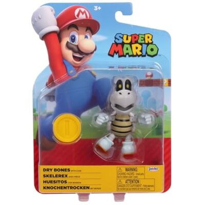 Jakks Pacific Super Mario Figurine d'action 4 Pouces (os secs avec pièce de Monnaie) - Publicité Jakks Pacific Super Mario Figurine d'action 4 Pouces (os secs avec pièce de Monnaie) - Publicité