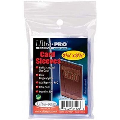 Ultra Pro 3 pochettes de protection souples standard - Publicité Ultra Pro 3 pochettes de protection souples standard - Publicité