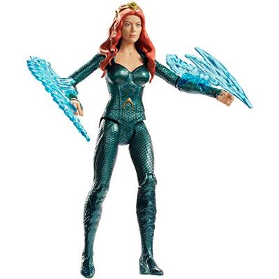 DC Comics Aquaman Figurine Mera 15 cm avec ses armes d’eau pétrifiée, jouet pour enfant dès 3 ans - Publicité DC Comics Aquaman Figurine Mera 15 cm avec ses armes d’eau pétrifiée, jouet pour enfant dès 3 ans - Publicité
