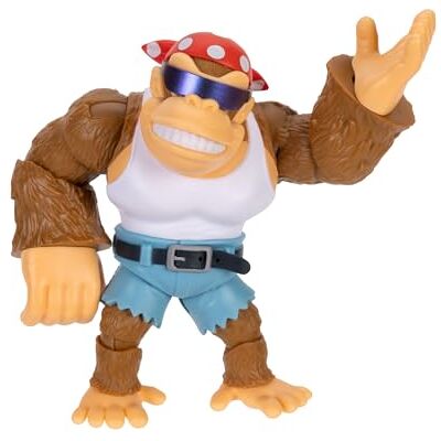 Super Mario Figurine d’Action articulée Funky Kong Nintendo 10 cm (4") Officielle Nintendo par Jakks Pacific , 13 points d’articulation, inclut un accessoire amusant du personnage - Publicité Super Mario Figurine d’Action articulée Funky Kong Nintendo 10 cm (4") Officielle Nintendo par Jakks Pacific , 13 points d’articulation, inclut un accessoire amusant du personnage - Publicité
