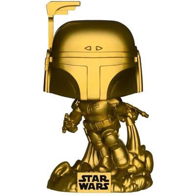 Funko - Jango Fett - Doré Métallisé - Exclusive - Figure - Publicité Funko - Jango Fett - Doré Métallisé - Exclusive - Figure - Publicité