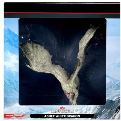 WizKids DandD Icons of the Realms: Adult White Dragon Premium Figure - Publicité WizKids DandD Icons of the Realms: Adult White Dragon Premium Figure - Publicité