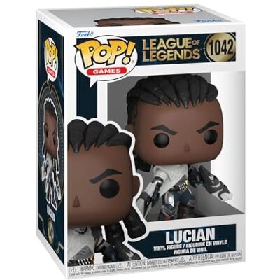 Funko Pop! Games: League of Legends Lucian Goodies Officiels Jeux Vidéo Figurine Vinyle à Collectionner Idée Cadeau Anniversaire pour Fans et Collectionneurs - Publicité Funko Pop! Games: League of Legends Lucian Goodies Officiels Jeux Vidéo Figurine Vinyle à Collectionner Idée Cadeau Anniversaire pour Fans et Collectionneurs - Publicité