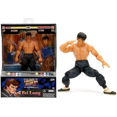 Jada Street Fighter II Figurine Fei Longue 15,2 cm, Jouets pour Enfants et Adultes - Publicité Jada Street Fighter II Figurine Fei Longue 15,2 cm, Jouets pour Enfants et Adultes - Publicité