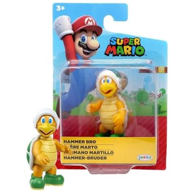 Super Mario Figurine d'action de 6,3 cm – L'emballage peut varier (Hammer Bro) - Publicité Super Mario Figurine d'action de 6,3 cm – L'emballage peut varier (Hammer Bro) - Publicité