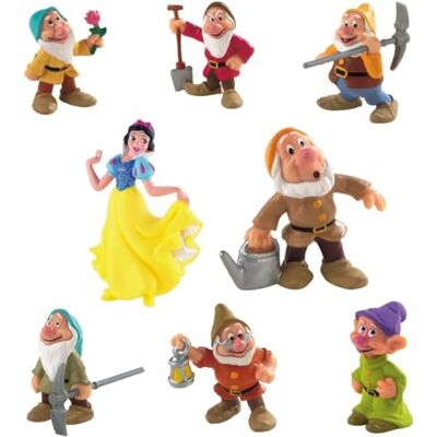 Bullyland Walt Disney Blanche Neige Et Les 7 Nains Set de 8 Figurine - Publicité Bullyland Walt Disney Blanche Neige Et Les 7 Nains Set de 8 Figurine - Publicité