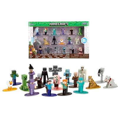Jada Set nanofigurines Minecraft 4 cm W12 (253265013) - Publicité Jada Set nanofigurines Minecraft 4 cm W12 (253265013) - Publicité