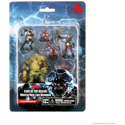 WizKids D&D Icons of The Realms Miniatures 6-Pack Monster Pack: Cave Defenders - Publicité WizKids D&D Icons of The Realms Miniatures 6-Pack Monster Pack: Cave Defenders - Publicité