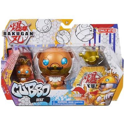BAKUGAN Jouet Figurine de Collection King Cubbo Deka 2022 avec Figurine King Cubbo de 5,1 cm et Cartes à Collectionner doré - Publicité BAKUGAN Jouet Figurine de Collection King Cubbo Deka 2022 avec Figurine King Cubbo de 5,1 cm et Cartes à Collectionner doré - Publicité
