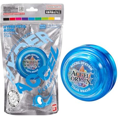BANDAI Accel Hyper Yoyo – Modèle Bleu Yo-yo Rapide pour Enfants et Débutants – Système d’Accélération Facile – avec Corde – Idéal pour Figures et Tricks Jouet Enfant Ado 4 Ans et +- 60003 - Publicité BANDAI Accel Hyper Yoyo – Modèle Bleu Yo-yo Rapide pour Enfants et Débutants – Système d’Accélération Facile – avec Corde – Idéal pour Figures et Tricks Jouet Enfant Ado 4 Ans et +- 60003 - Publicité