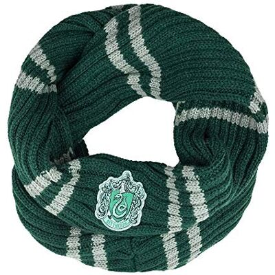 Cinereplicas HARRY POTTER Echarpe Infinity Licence Officielle Maison Serpentard Vert et Gris - Publicité Cinereplicas HARRY POTTER Echarpe Infinity Licence Officielle Maison Serpentard Vert et Gris - Publicité