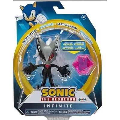 Sonic The Hedgehog Infini avec rubis fantôme 10,2 cm - Publicité Sonic The Hedgehog Infini avec rubis fantôme 10,2 cm - Publicité