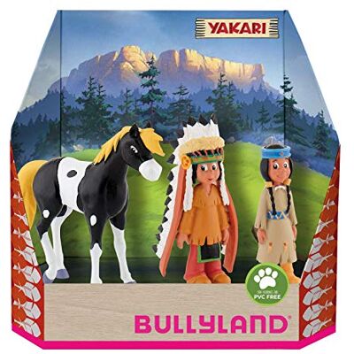 Bullyland 43308 Figurine Yakari Arc-en-Ciel et Petit-Tonnerre - Publicité Bullyland 43308 Figurine Yakari Arc-en-Ciel et Petit-Tonnerre - Publicité