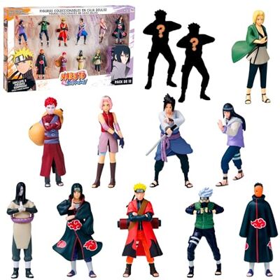 Bizak Naruto 64111280-2 Lot de 12 Figurines cachées en boîte de Luxe avec 2 Figurines cachées édition spéciale + 6 Ans - Publicité Bizak Naruto 64111280-2 Lot de 12 Figurines cachées en boîte de Luxe avec 2 Figurines cachées édition spéciale + 6 Ans - Publicité