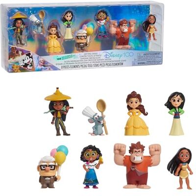 Just Play Disney100 Years of Defying Odds Celebration Collection Limited Edition Lot de 8 figurines pour enfants à partir de 3 ans - Publicité Just Play Disney100 Years of Defying Odds Celebration Collection Limited Edition Lot de 8 figurines pour enfants à partir de 3 ans - Publicité