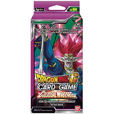 Bandai Namco Dragon Ball Super Card Game : Set Pack Spécial Série 4 Colossal Warefare Version Francaise - Publicité Bandai Namco Dragon Ball Super Card Game : Set Pack Spécial Série 4 Colossal Warefare Version Francaise - Publicité