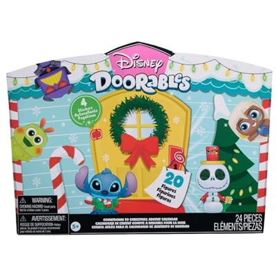 Just Play Calendrier de l'Avent 2024 Disney Doorables 24 pièces avec autocollants (Disney Doorables) - Publicité Just Play Calendrier de l'Avent 2024 Disney Doorables 24 pièces avec autocollants (Disney Doorables) - Publicité