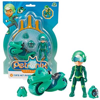 Giochi Preziosi Petronix Defender Tim e Shell E, Mission avec Moto et Sac à Dos Amovible, Jouet, Personnage Action Figure 7 cm, Super-héros Transformable pour Enfants à partir de 3 Ans - Publicité Giochi Preziosi Petronix Defender Tim e Shell E, Mission avec Moto et Sac à Dos Amovible, Jouet, Personnage Action Figure 7 cm, Super-héros Transformable pour Enfants à partir de 3 Ans - Publicité