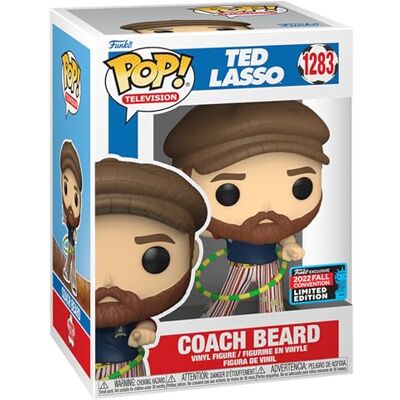 POP Funko ! TV : Ted Lasso Coach Beard Figurine en vinyle Convention d'automne 2022 Marron - Publicité POP Funko ! TV : Ted Lasso Coach Beard Figurine en vinyle Convention d'automne 2022 Marron - Publicité