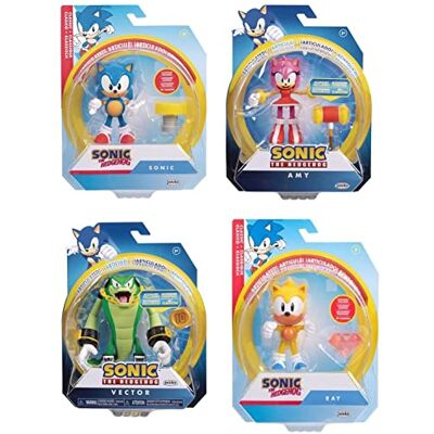 Jakks Pacific Lot de 6 Figurines série 10 Sonic The Hedgehog 10 cm Assortiment - Publicité Jakks Pacific Lot de 6 Figurines série 10 Sonic The Hedgehog 10 cm Assortiment - Publicité