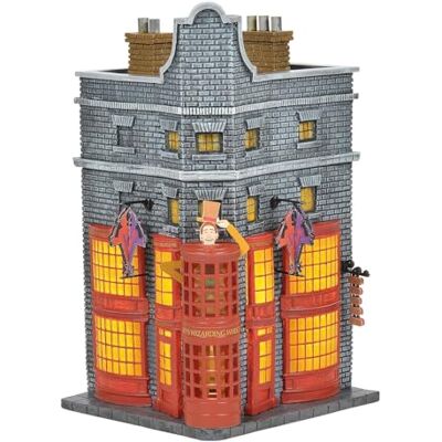 Harry Potter Village By D56 Weasley's Wizard Wheezes UK Figurine - Publicité Harry Potter Village By D56 Weasley's Wizard Wheezes UK Figurine - Publicité