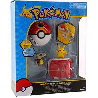 TOMY Pokemon Throw N Pop Poke Ball Set - Publicité TOMY Pokemon Throw N Pop Poke Ball Set - Publicité