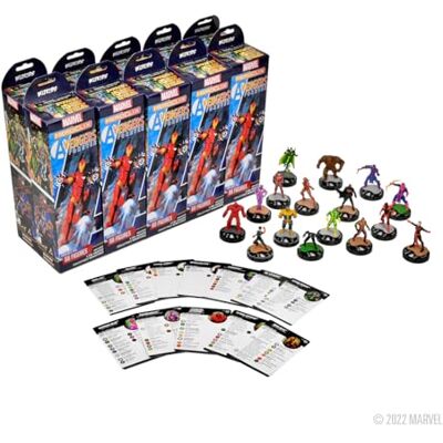 WizKids Marvel HeroClix Boîte de 10 boosters Avengers Forever - Publicité WizKids Marvel HeroClix Boîte de 10 boosters Avengers Forever - Publicité
