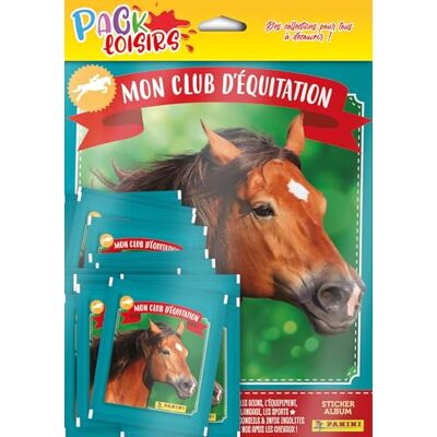 Panini Chevaux Mon Club D'EQUITATION Pack Loisirs Album + 50 Pochettes - Publicité Panini Chevaux Mon Club D'EQUITATION Pack Loisirs Album + 50 Pochettes - Publicité
