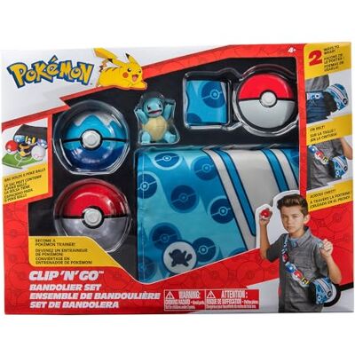 Pokémon Bandai Sac et Ceinture bandoulière du dresseur – Ensemble avec Sac, Ceinture, 2 Pokéballs, 1 Figurine JW0028 (Modèle aléatoire) - Publicité Pokémon Bandai Sac et Ceinture bandoulière du dresseur – Ensemble avec Sac, Ceinture, 2 Pokéballs, 1 Figurine JW0028 (Modèle aléatoire) - Publicité