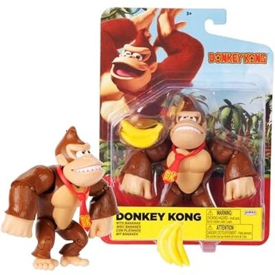 Super Mario 4 inch Action Figure (Donkey Kong with Bananas) - Publicité Super Mario 4 inch Action Figure (Donkey Kong with Bananas) - Publicité
