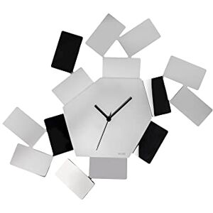 Alessi MT19 Horloge murale, Acier Inoxydable, Argent, 46 x 33.5 x 6 cm - Publicité Alessi MT19 Horloge murale, Acier Inoxydable, Argent, 46 x 33.5 x 6 cm - Publicité