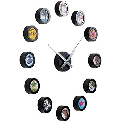 infactory Horloge Murale Personnalisable 12 Photos - Publicité infactory Horloge Murale Personnalisable 12 Photos - Publicité