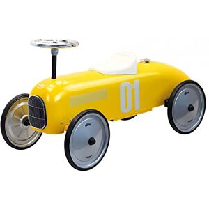 Vilac , Porteur Voiture Vintage Couleur Jaune - Publicité Vilac , Porteur Voiture Vintage Couleur Jaune - Publicité