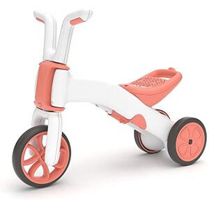 Chillafish Bunzi Porteur Bebe Convertible en draisienne, Trotteur évolutif 2 en 1 avec siège Ajustable pour Enfants de 1 à 3 Ans, Roues silencieuses et durables, Flamingo - Publicité